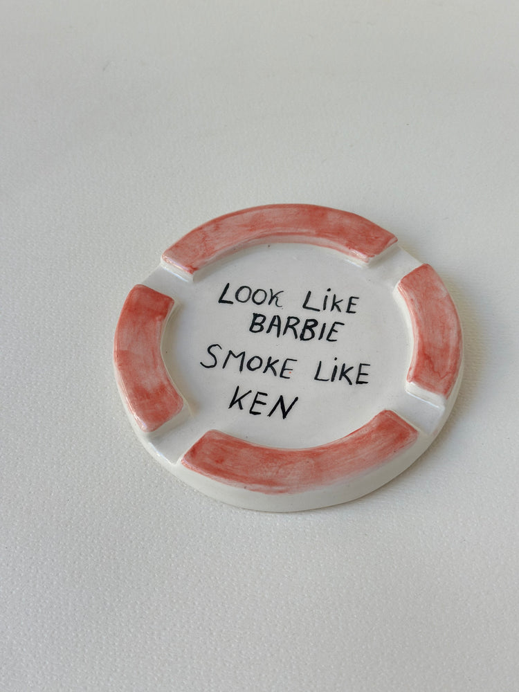 Handmade ceramic ashtray