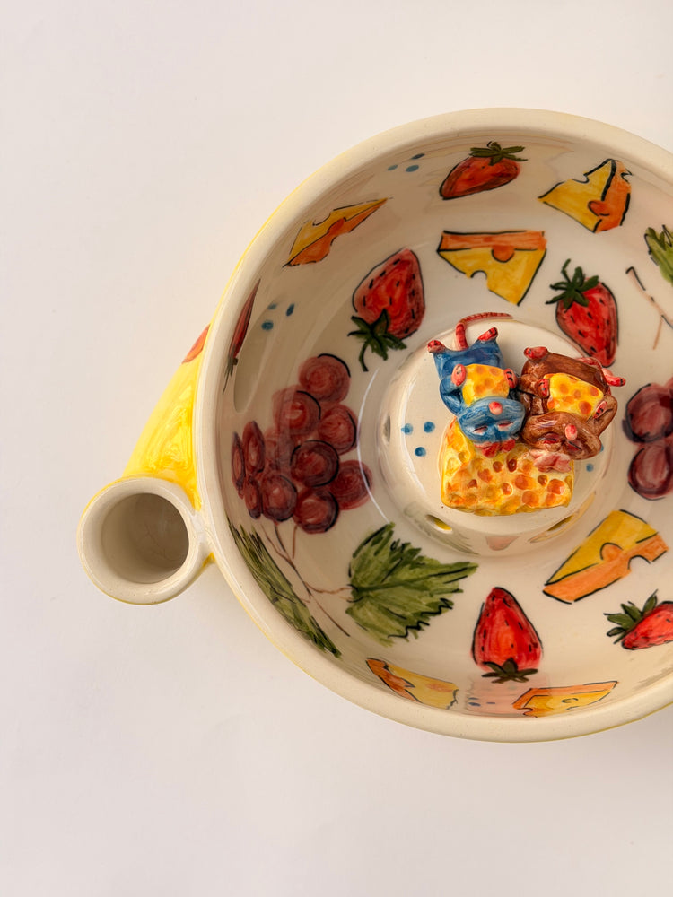 Little Chef and brother handmade ceramic washing bowl