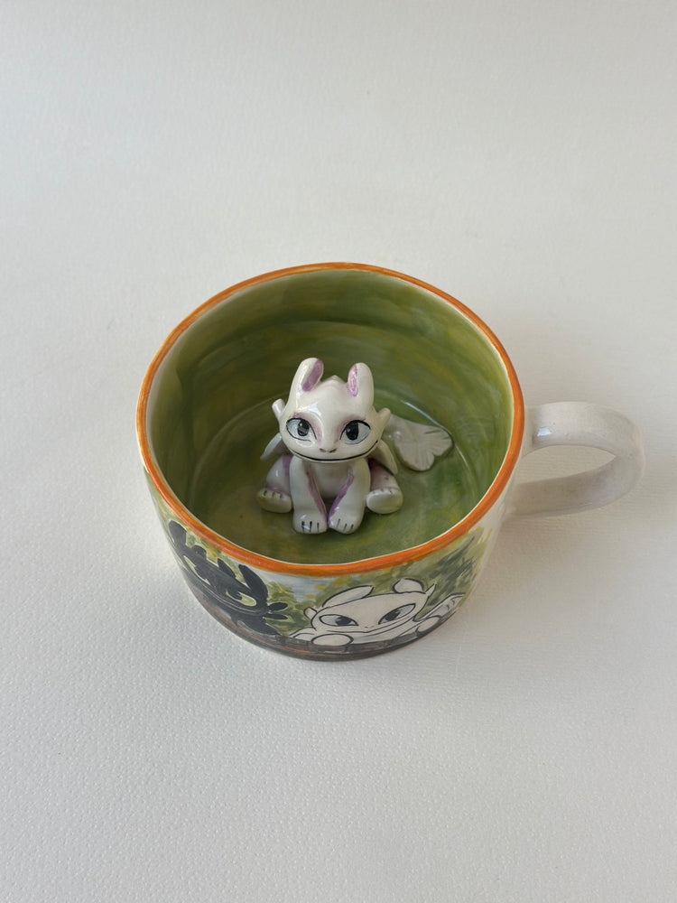 Dragon handmade mug