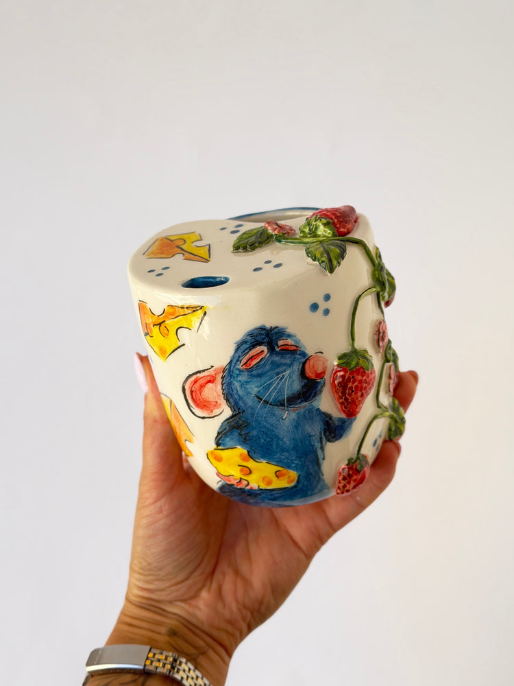 Little chef handmade takeaway mug