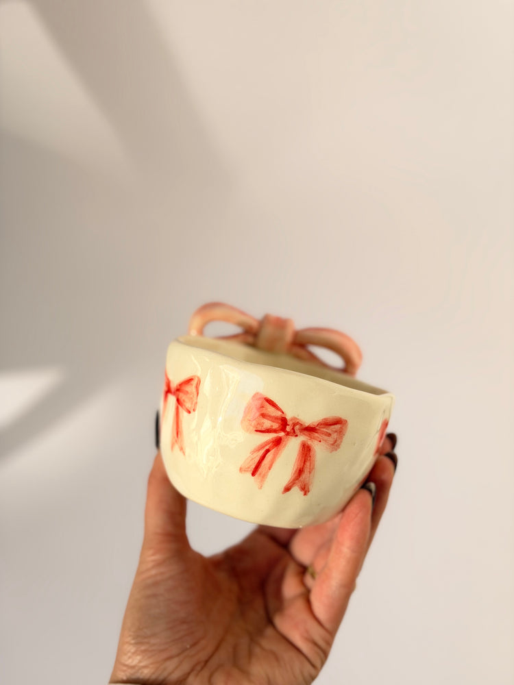 Pink Handmade ceramic cup