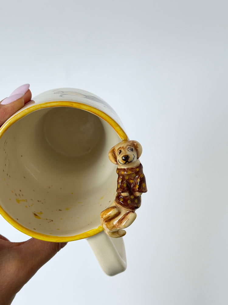 Dachshund dog handmade takeaway mug