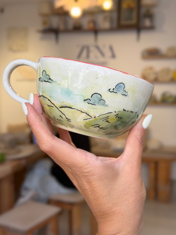 Duck handmade ceramic mug