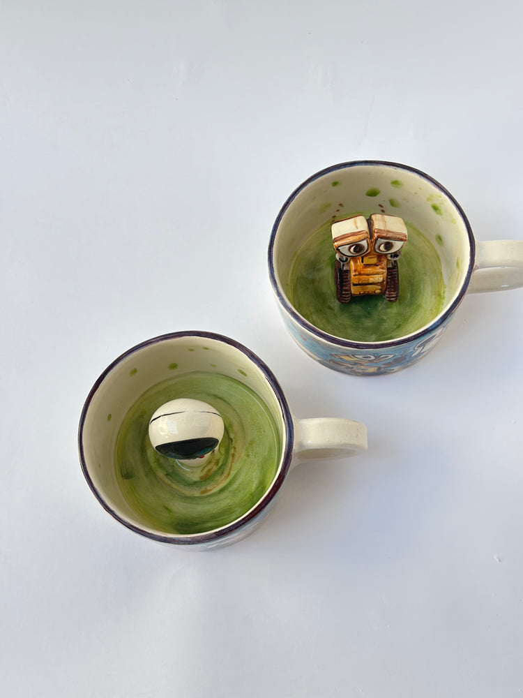 Couple handmade ceramic mugs