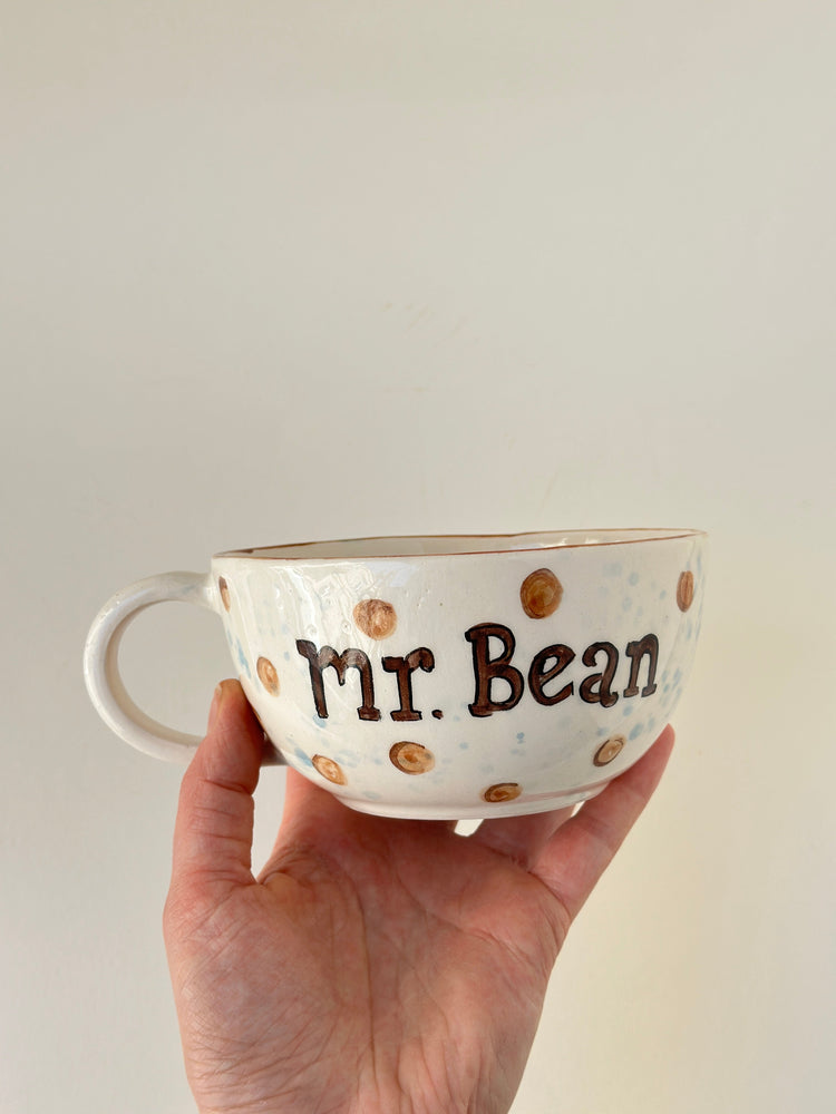 Mr.Bean handmade mug