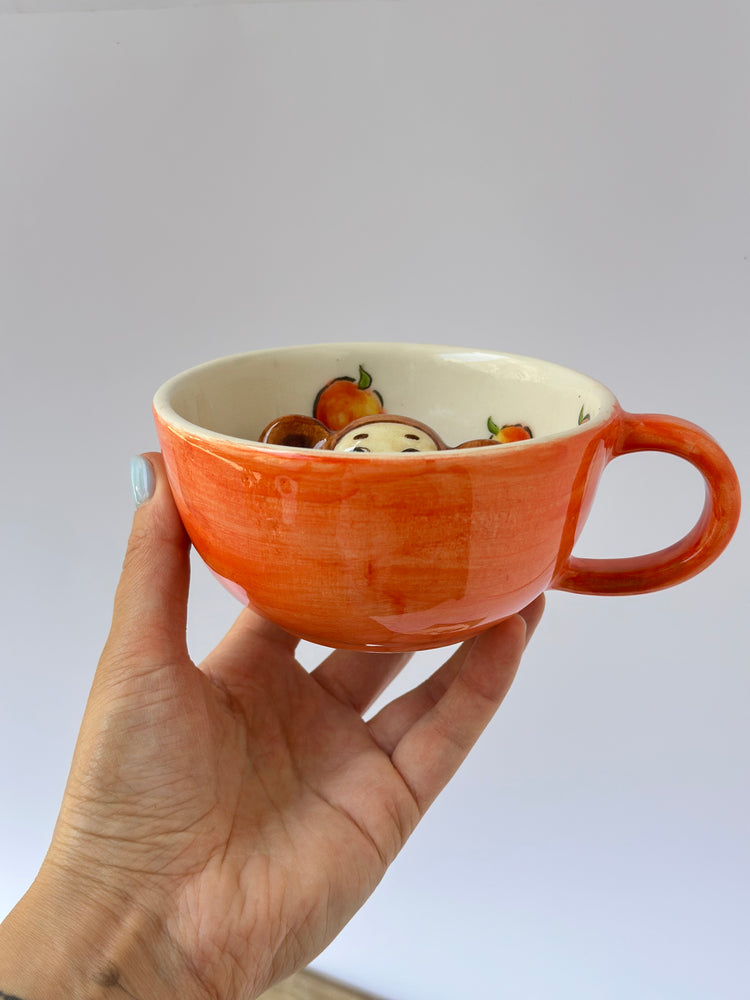 Cherubi handmade mug and plate