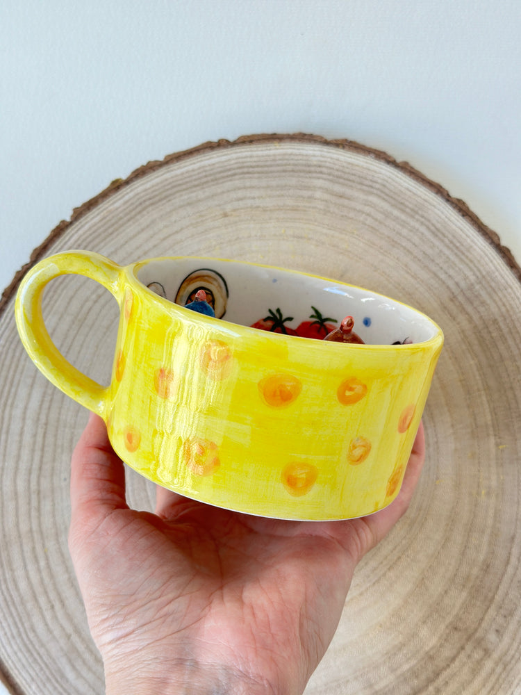 Little chef and Emily handmade mug