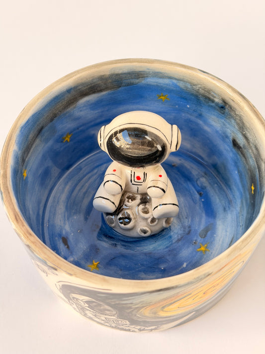 Astronaut handmade ceramic mug