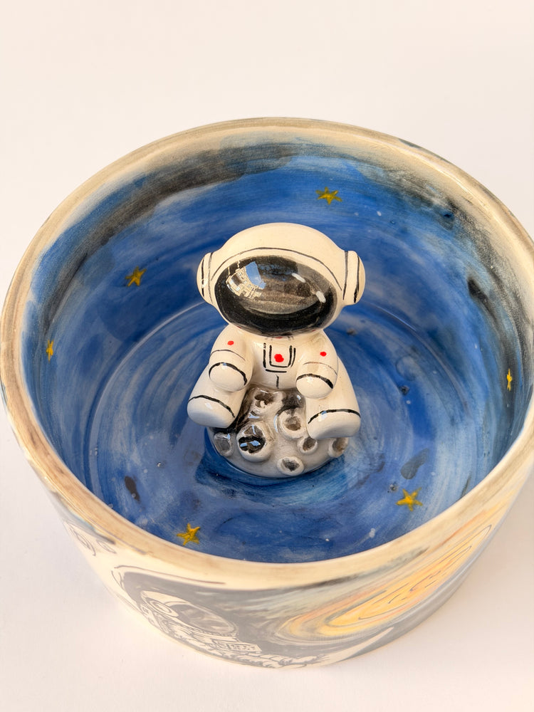 Astronaut handmade ceramic mug