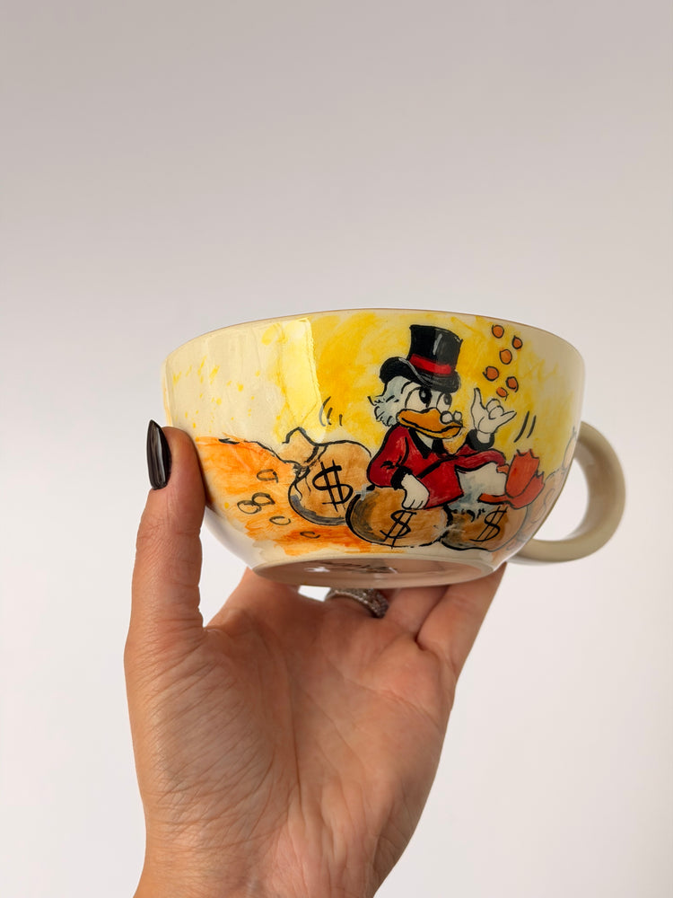 Duck handmade ceramic mug