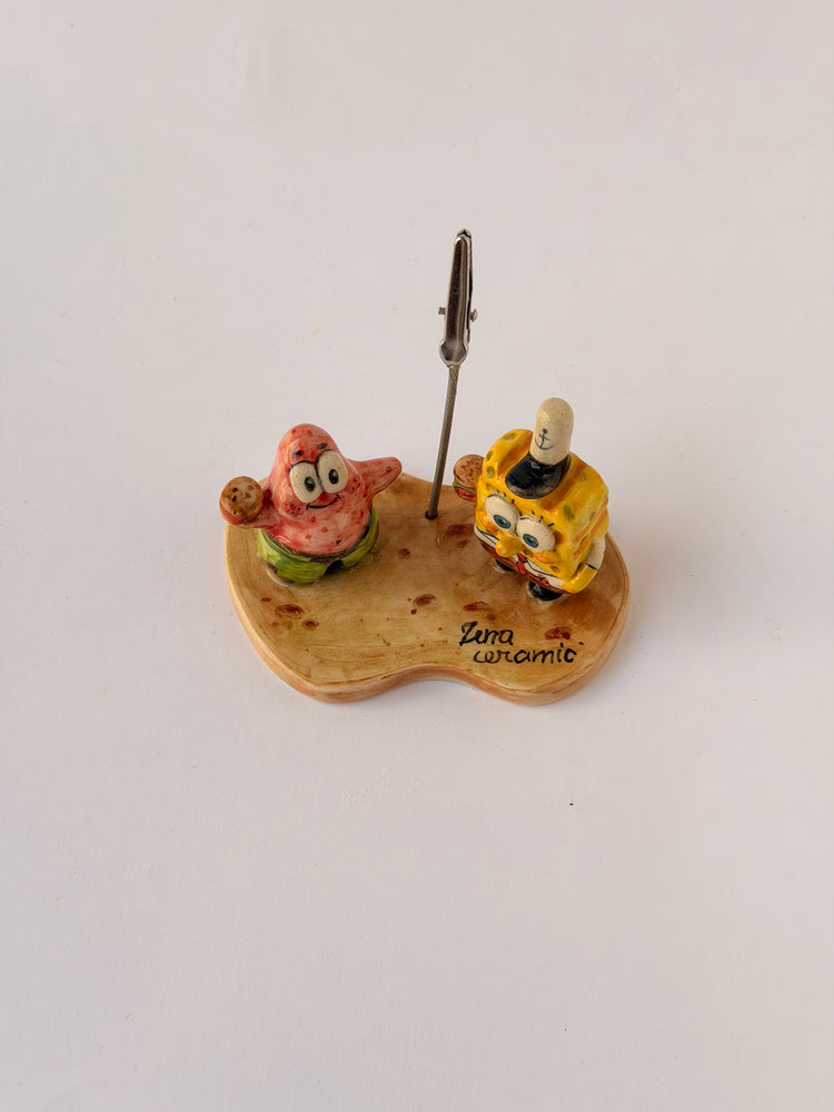 Sponge and Star handmade holder