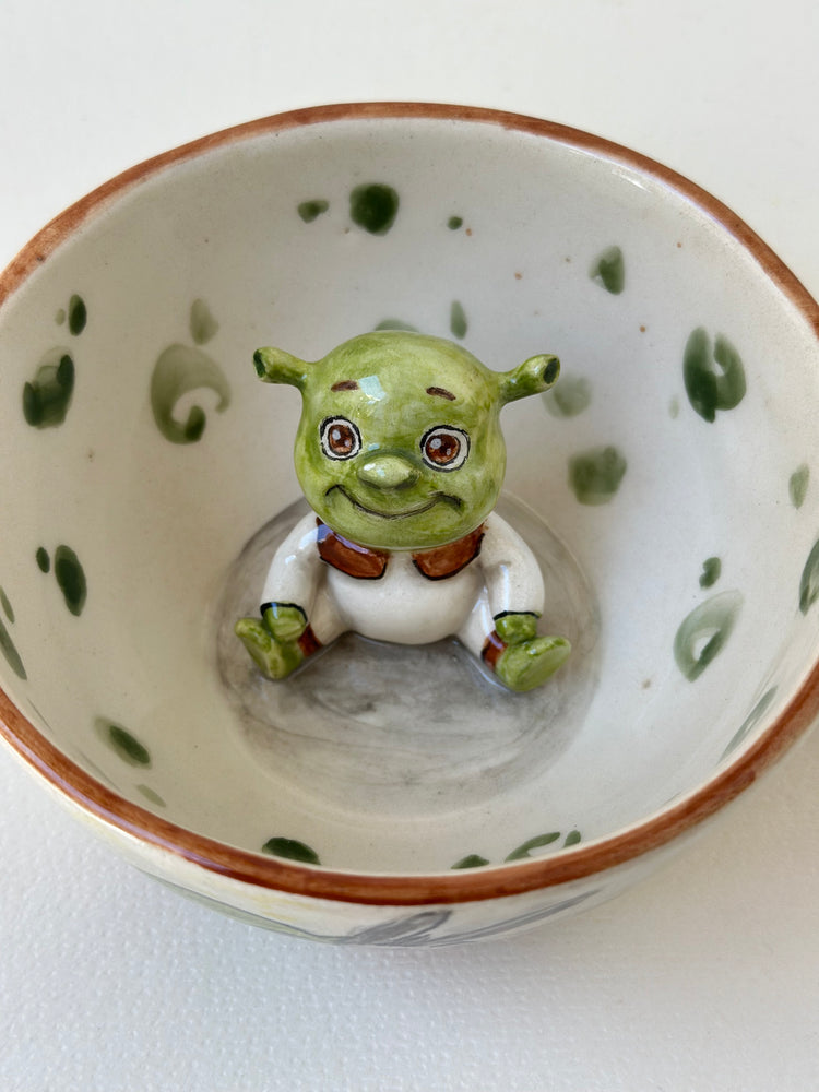 Shrek handmade ceramic mug