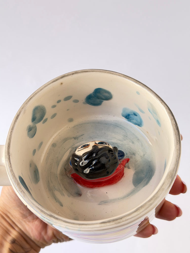 Spider handmade ceramic mug