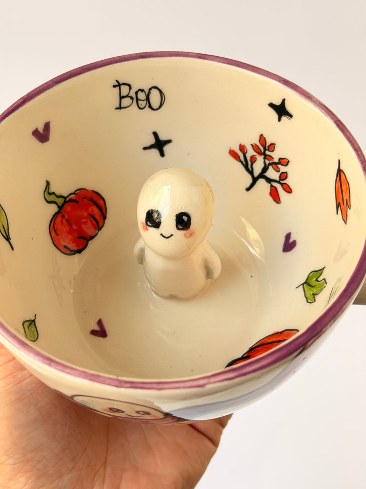Ghost handmade ceramic mug