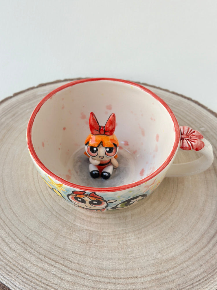 The powerpuff girls handmade mug