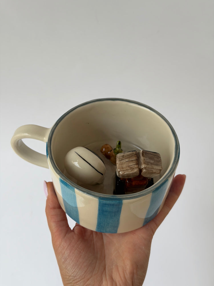 Couple handmade ceramic mug
