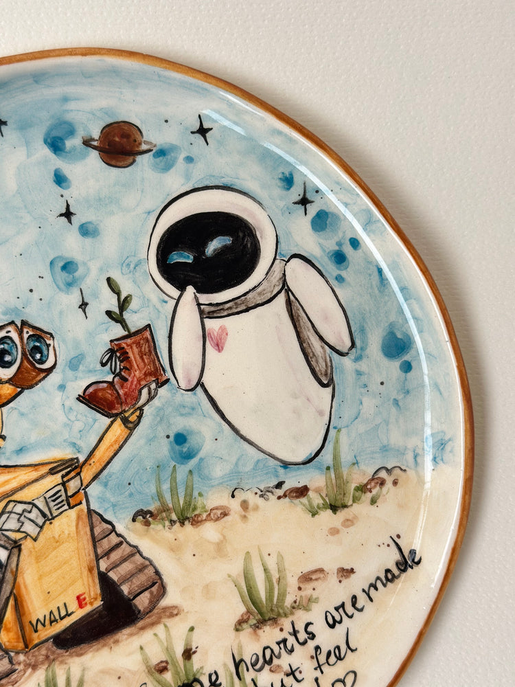 W-E handmade plate 18x19