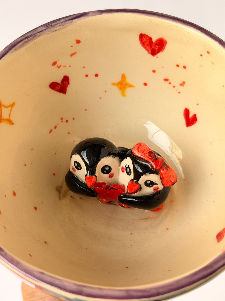 Penguin’s handmade ceramic mug