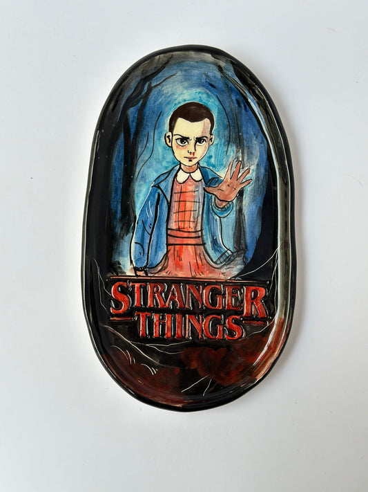 “Eleven” handmade plate