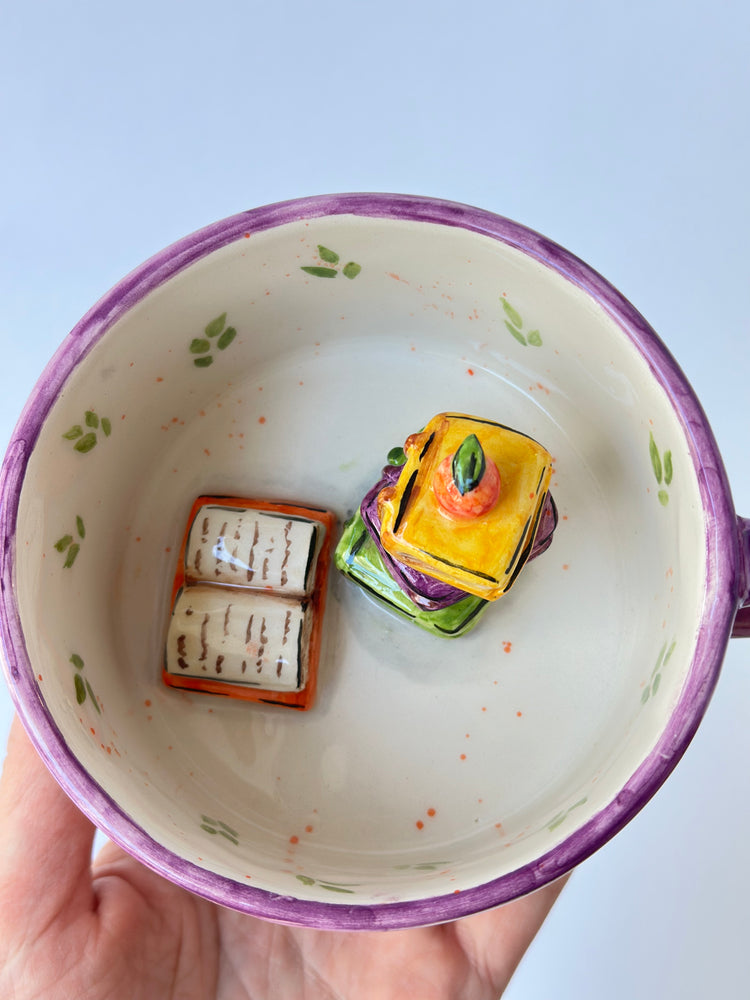 For the teacher handmade ceramic mug