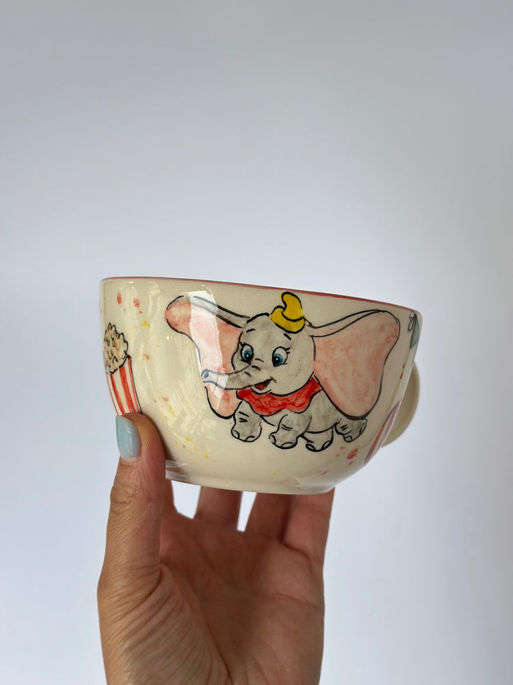 Elephant handmade ceramic mug