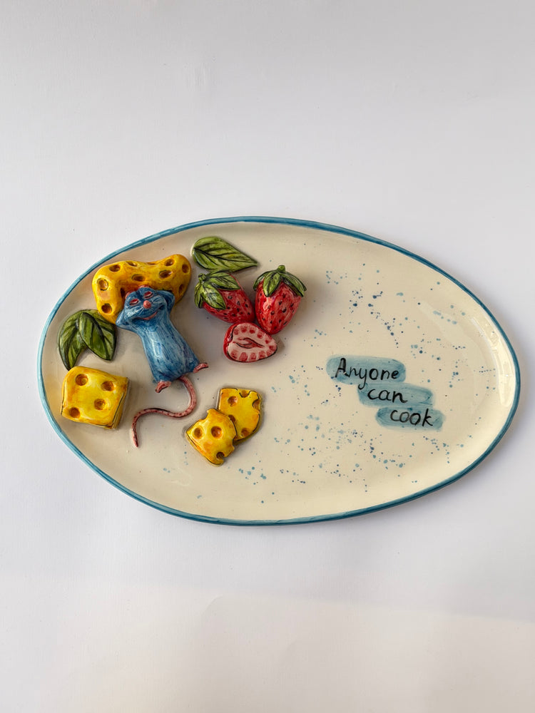 Little Chef handmade ceramic plate