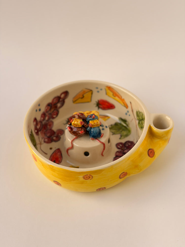 Little Chef and brother handmade ceramic washing bowl