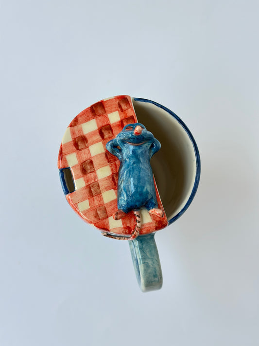 Little Chef takeaway handmade ceramic mug
