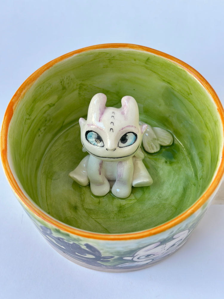 Dragon handmade ceramic mug
