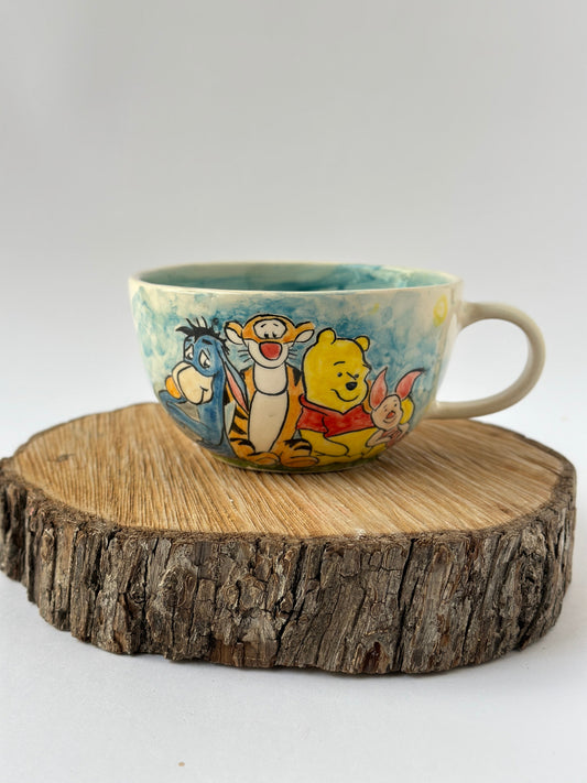 Winni The Pooh handmade mug
