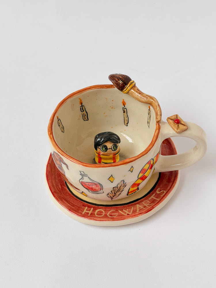 Harry handmade ceramic cup and plate
