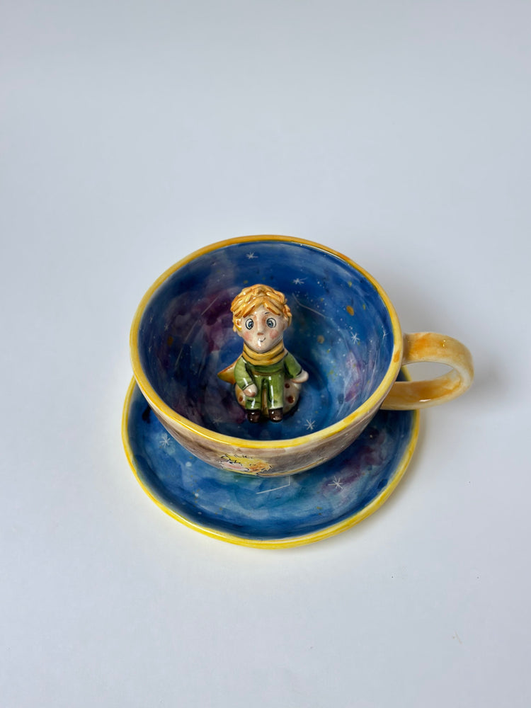 Little Prince handmade ceramic mug