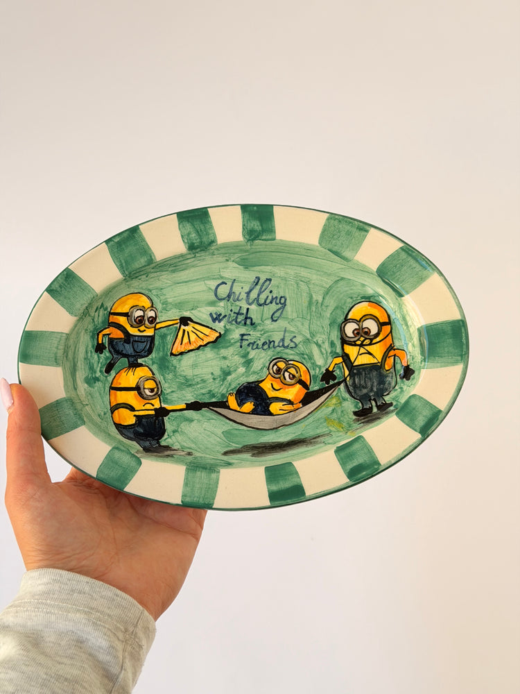 Handmade ceramic plate