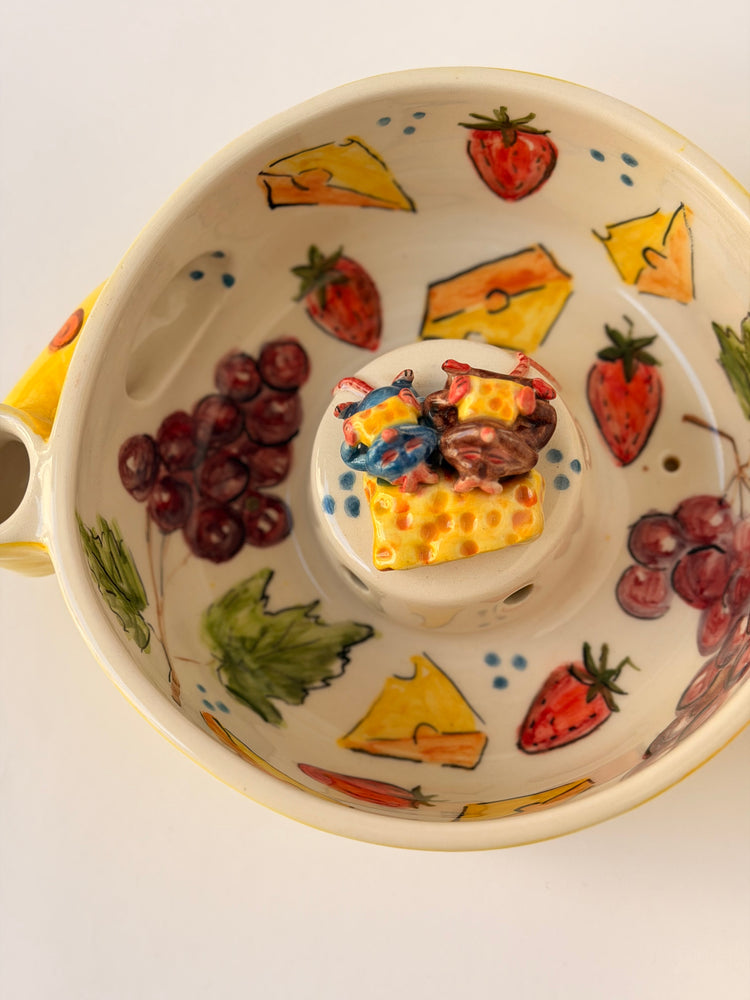 Little Chef and brother handmade ceramic washing bowl