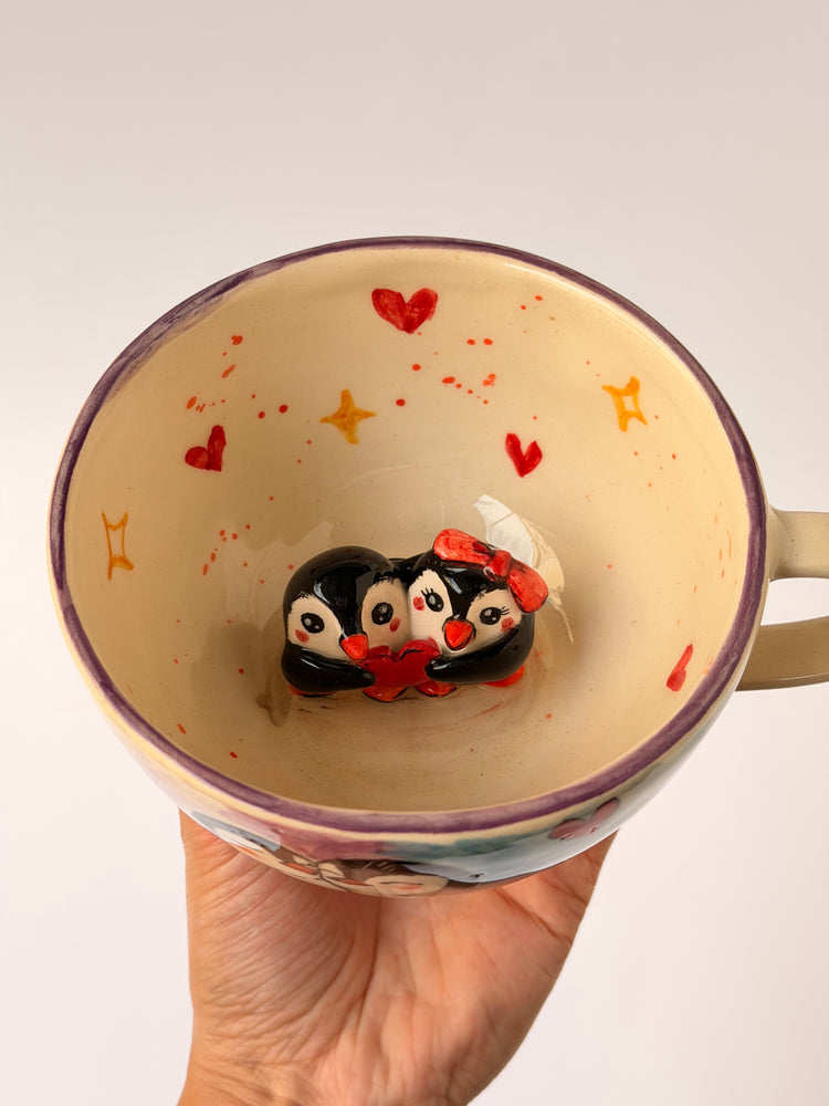 Penguin’s handmade ceramic mug