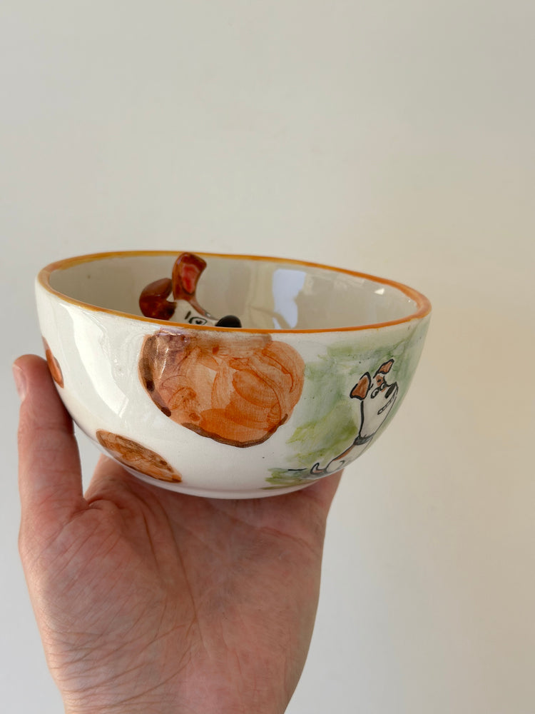 Dog handmade ceramic mug