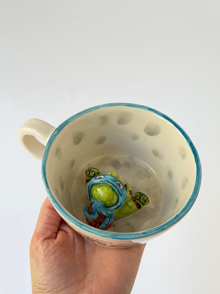 Turtle handmade ceramic mug