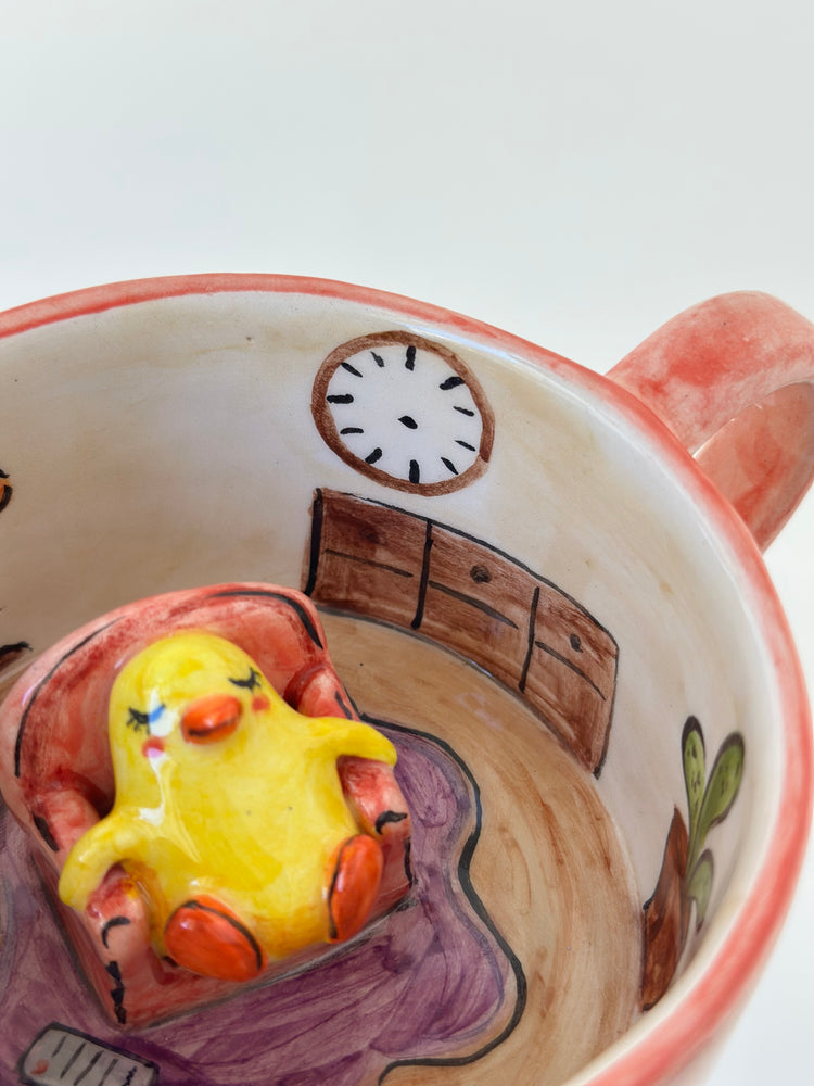 Duck handmade mug