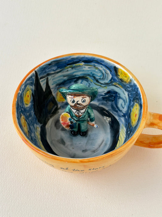 Vincent wan Gogh handmade mug