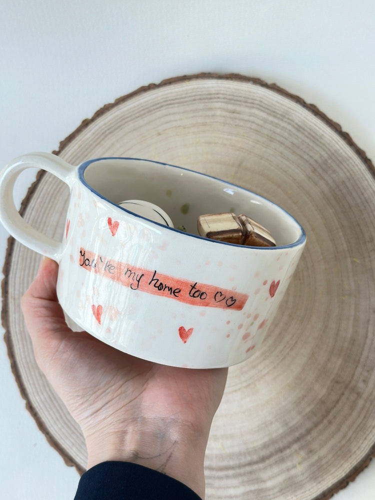 Wall-E mug handmade