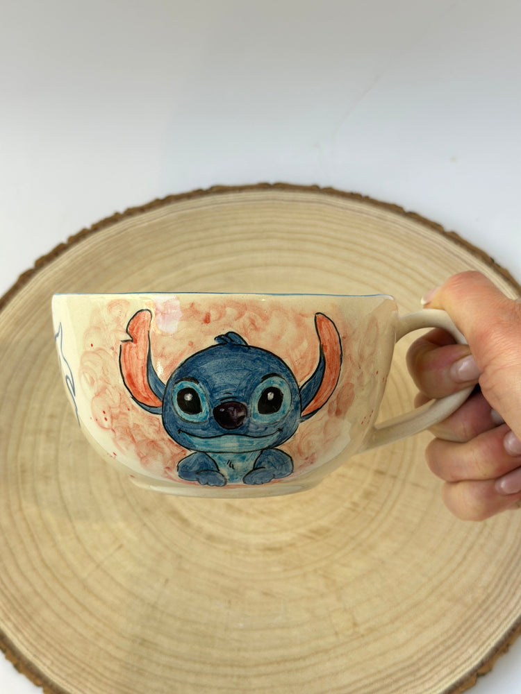 Stitch handmade mug