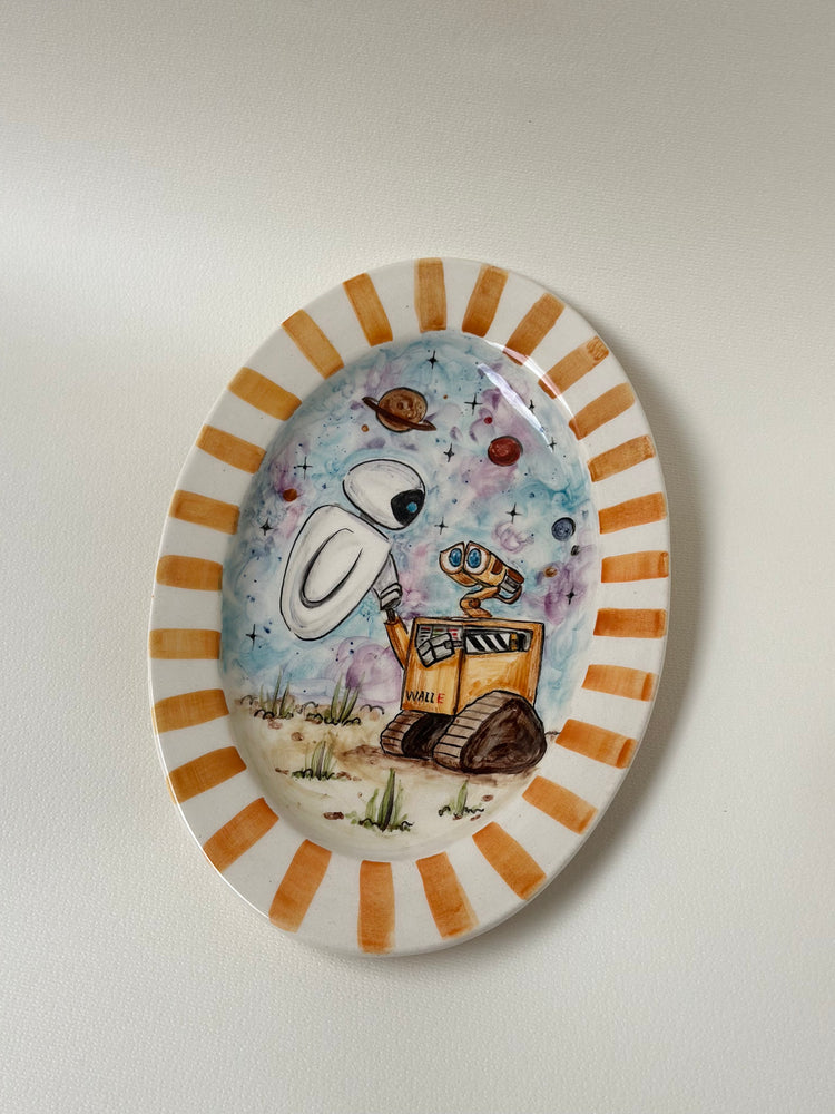 W-E handmade plate
