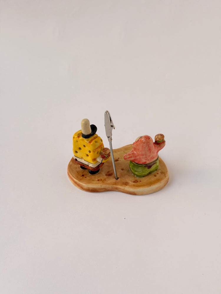 Sponge and Star handmade holder
