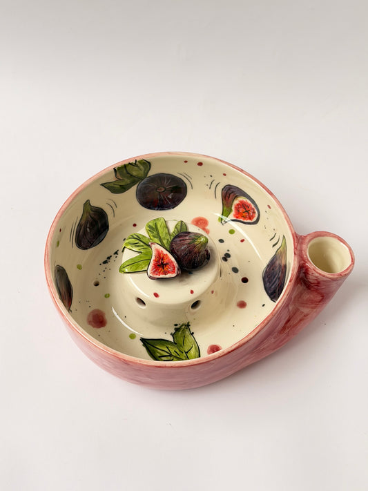 Fig handmade ceramic washing bowl