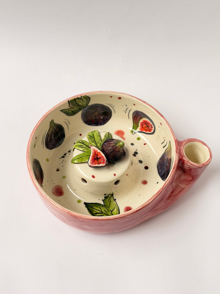 Fig handmade ceramic washing bowl