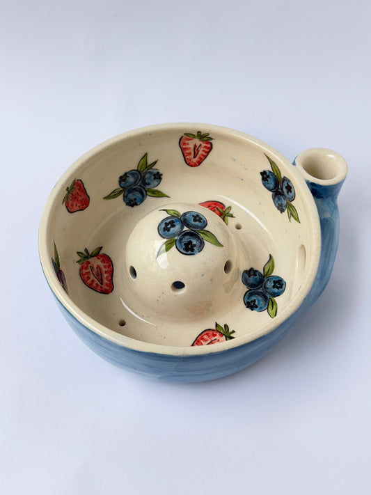 Fruit handmade ceramic washing bowl