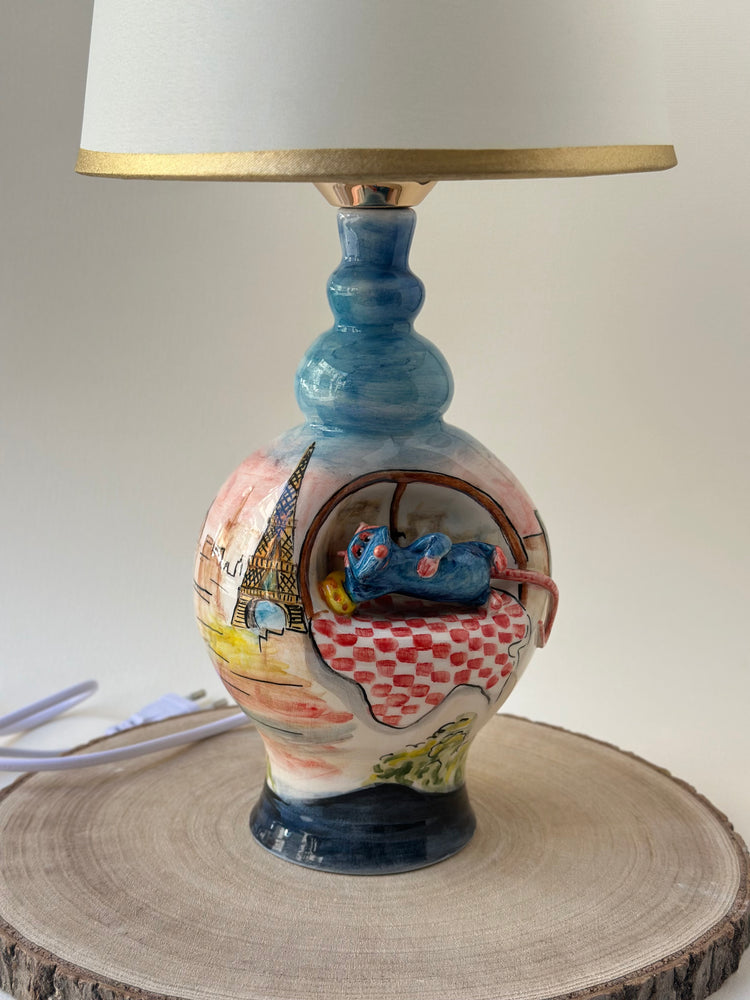 Little Chef handmade lamp ceramic