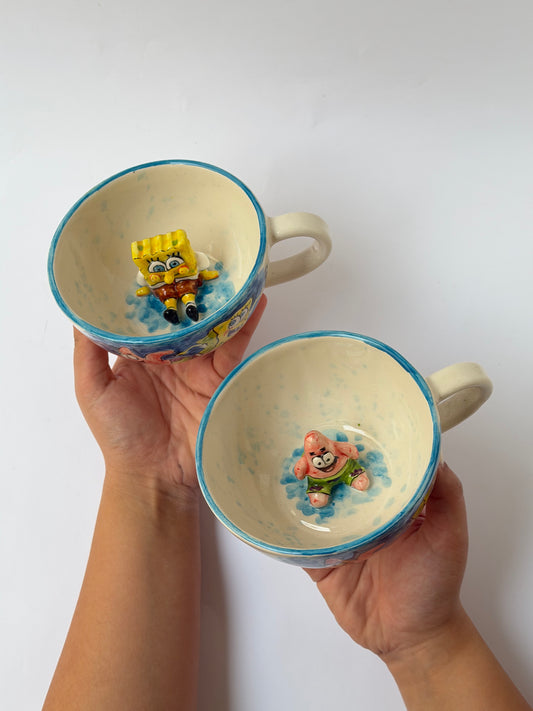 Friends handmade mugs ceramic