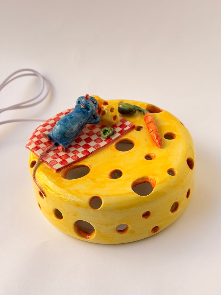 Little Chef handmade ceramic lamp