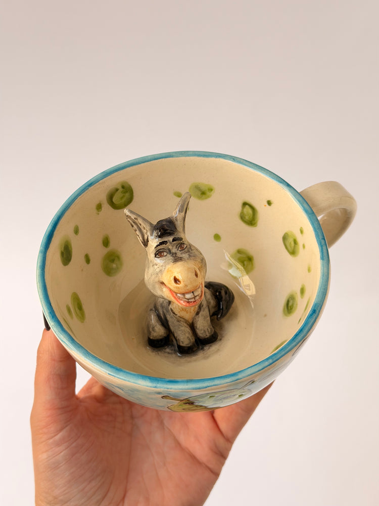 Donkey handmade ceramic mug